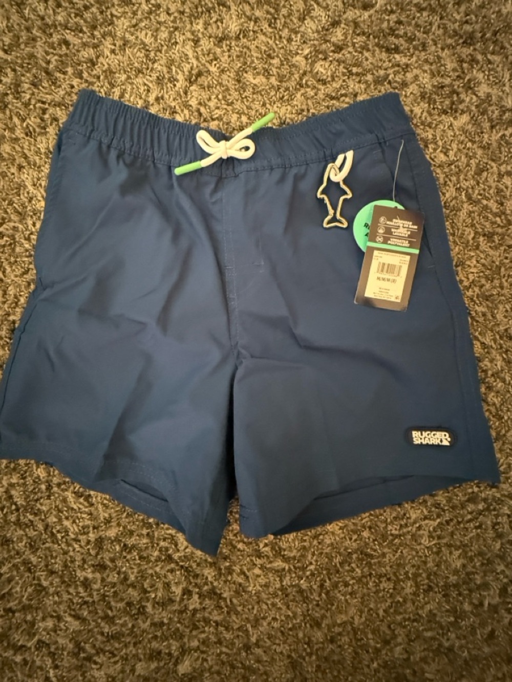 Boys size 8 Blue Swim Trunks
